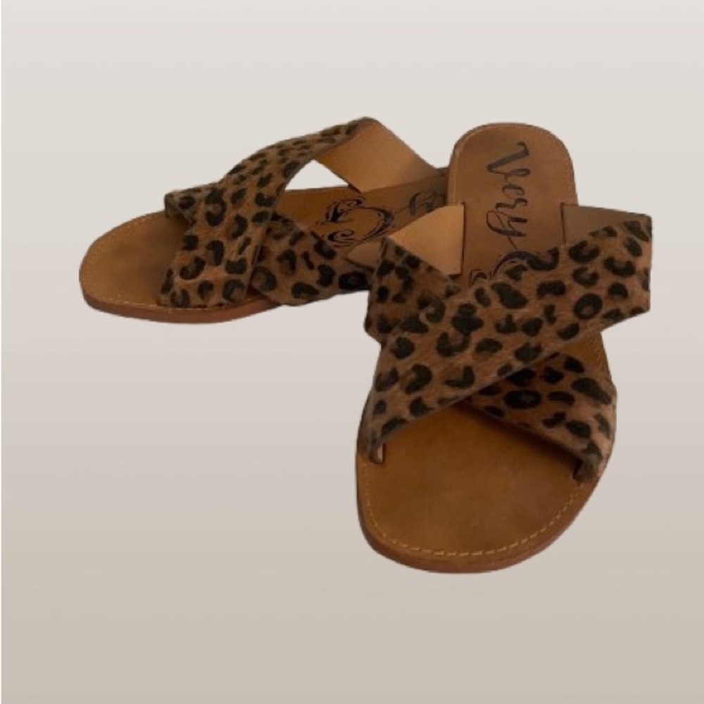 Leopard Print Sandals